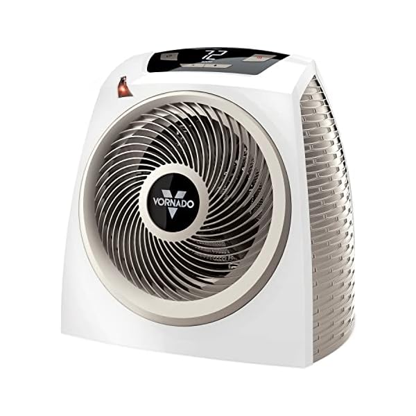 Vornado AVH10 Space Heater for Home, 1500W/750W, Fan Only Option, Digital Display with Adjustable Thermostat, Advanced Safety Features, Auto Climate Control, Whole Room Electric Heater for Indoors