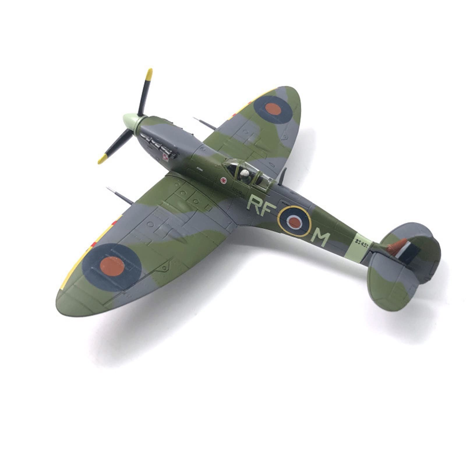 Skopiuj model samolotu 1/72 dla Spitfire w skali odlewanego ciśnieniowo metalowego wykończonego modelu wojskowego statku powietrznego kolekcja dekoracji