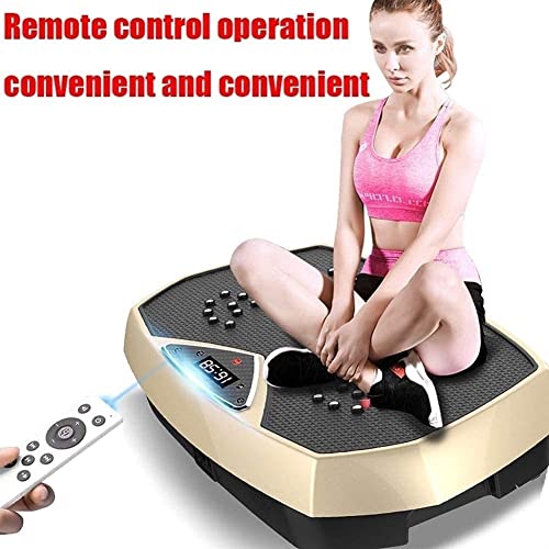 Image of Vibration Plate Exercise Machine - Whole Body Workout Vibration Fitness Platform w /Remote 120 Levels Home Training Equipment for Weight Loss Max Load 330lbs,N