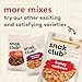 Snak Club Hot and Spicy Peanuts, Chili and Cayenne Pepper Seasoned Nuts, Gluten-Free and Kosher Snack, 7.5 oz Resealable Bags, 6 Pack