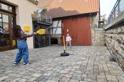 Unbekannt SportFit 652-91 Twist Ball Outdoor-Spiel Set, 140 cm Stange, 2 Schläger, 1 Ball