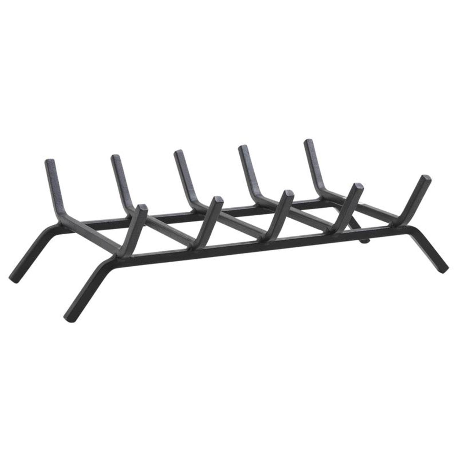 AUBRY GASPARD - Grille de Cheminée en Fer Forgé Noir - Longueur 50 cm - Hauteur 14 cm - Profondeur 30 cm - Accessoire de Cheminée Élégant - Poids 3 kg - Idéal pour Sécurité et Décoration Intérieure