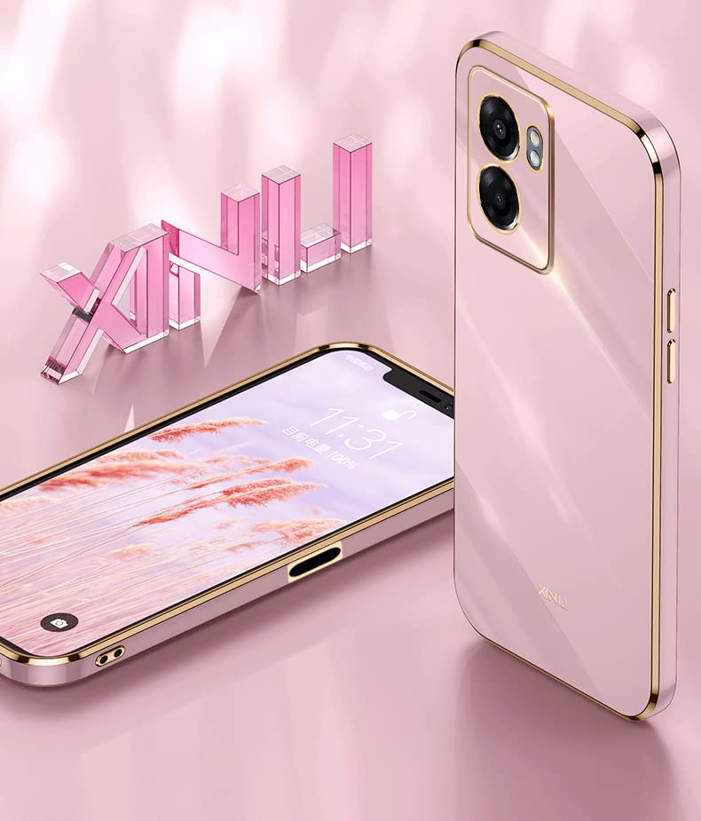 HAOYE Cover Per OPPO A57s / A57 4G, Custodia Rigida Con Tessuto Denim E Paraurti In TPU, Grigia