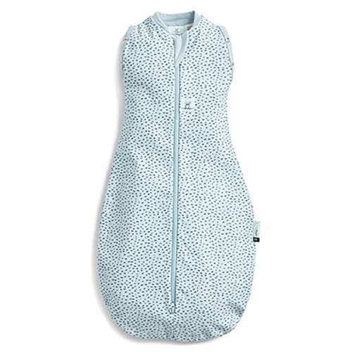 ergoPouch 0.2 tog Cocoon Swaddle Bag- 2 in 1 Swaddle Transitions into arms Free Wearable Blanket Sleeping Bag. 2 Way Zipper for Easy Diaper Changes (Pebble, 0-3 Months)