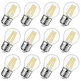 ✿ Con un color blanco cálido de 2700K, las bombillas LED con filamento de LVWIT producen una luz instantánea e intensa, sin parpadeos ni zumbidos.