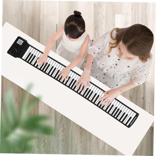 Vaguelly 88 Rouleaux Clavier De Piano Roulé À La Main À 88 Touches Piano Pliable À 88 Touches Piano Portable Piano Électronique À 88 Touches Piano Électronique Pliable Enroulable Piano - Les Beatles, Paul McCartney, John Lennon, RIngo Starr, George Harrison Vaguelly 88 Rouleaux Clavier De Piano Roulé À La Main À 88 Touches Piano Pliable À 88 Touches Piano Portable Piano Électronique À 88 Touches Piano Électronique Pliable Enroulable Piano – Image 5