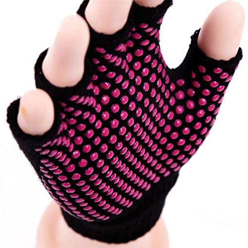 ThreeH Conjunto de meias e luvas de ioga antiderrapante para mulheres ioga dance e pilates com dedos