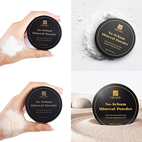 Loose Face Powder 0.42 Oz A Creamy-White Complexion Cool Tone Makeup Powder Face Powder, for Setting or Foundation, Lightweight, Long Lasting, Pack of 2