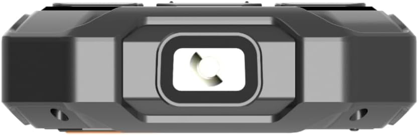 Bottom view of the Hammer 6 LTE phone showing the torch LED