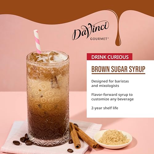 Image of DaVinci Gourmet Brown Sugar Syrup, 25.4 Fluid Ounces (Pack of 4)
