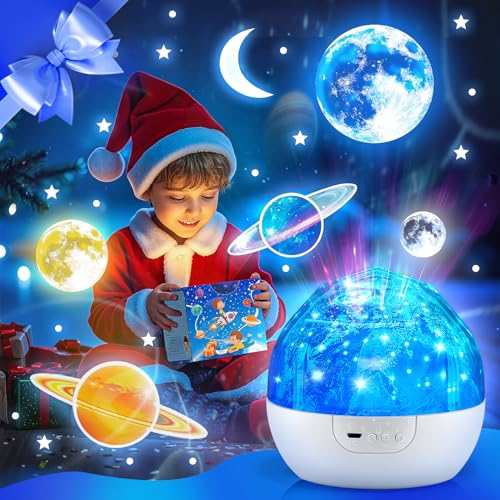 Night Light for Kids Projector, 105 Lighting+5 Films Kids Night