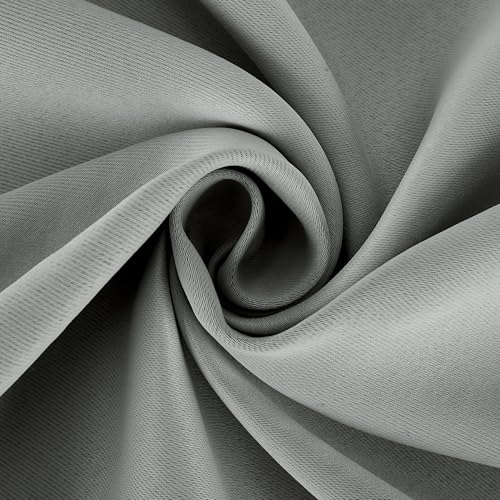 Cortina para puerta de patio de 100 x 84 pulgadas Sun Zero, panel gris para cubrir ventanales 6