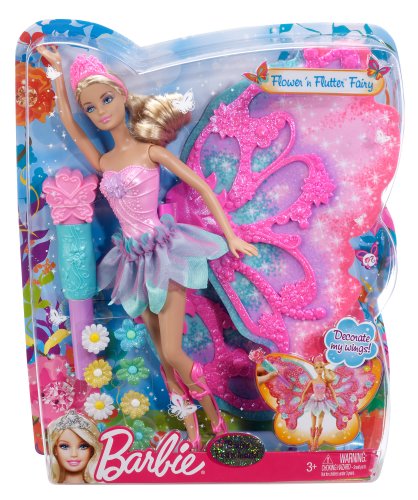 Mattel W4469 - Barbie, Zauberhafte Blumenfee blond, Puppe – Bild 6