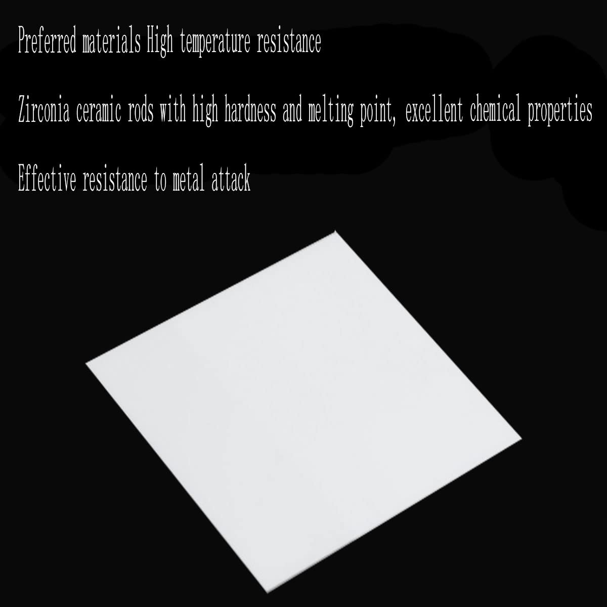 10 fogli isolanti in allumina in ceramica di raffreddamento, 100