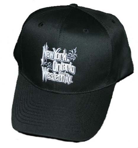 Gorra bordada New York Ontario and Western Railway negra miniatura 1