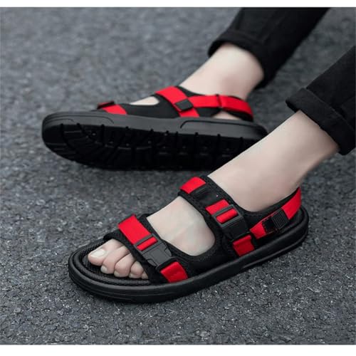 Size 36-45 Man Sports Sandals Outdoor Footwear Beach ShoesWaterproof Sandals Casual Water Shoes(White-Dinosaur Doodle4,36 Code)4