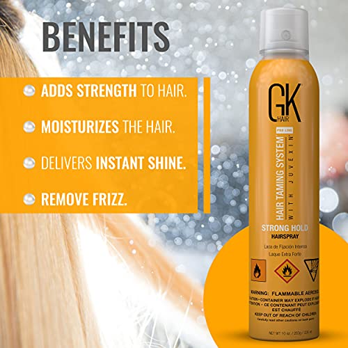 Spray Fijador Fuerte GKhair 10.1 Oz miniatura 4