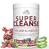 Country Farms Super Cleanse, Super Juice Cleanse, Supports Healthy Digestive System, 34 Fruits and Vegetables with Aloe, Promotes Natural Detoxification, Drink Powder, 14 Servings, 9.88 Ounce