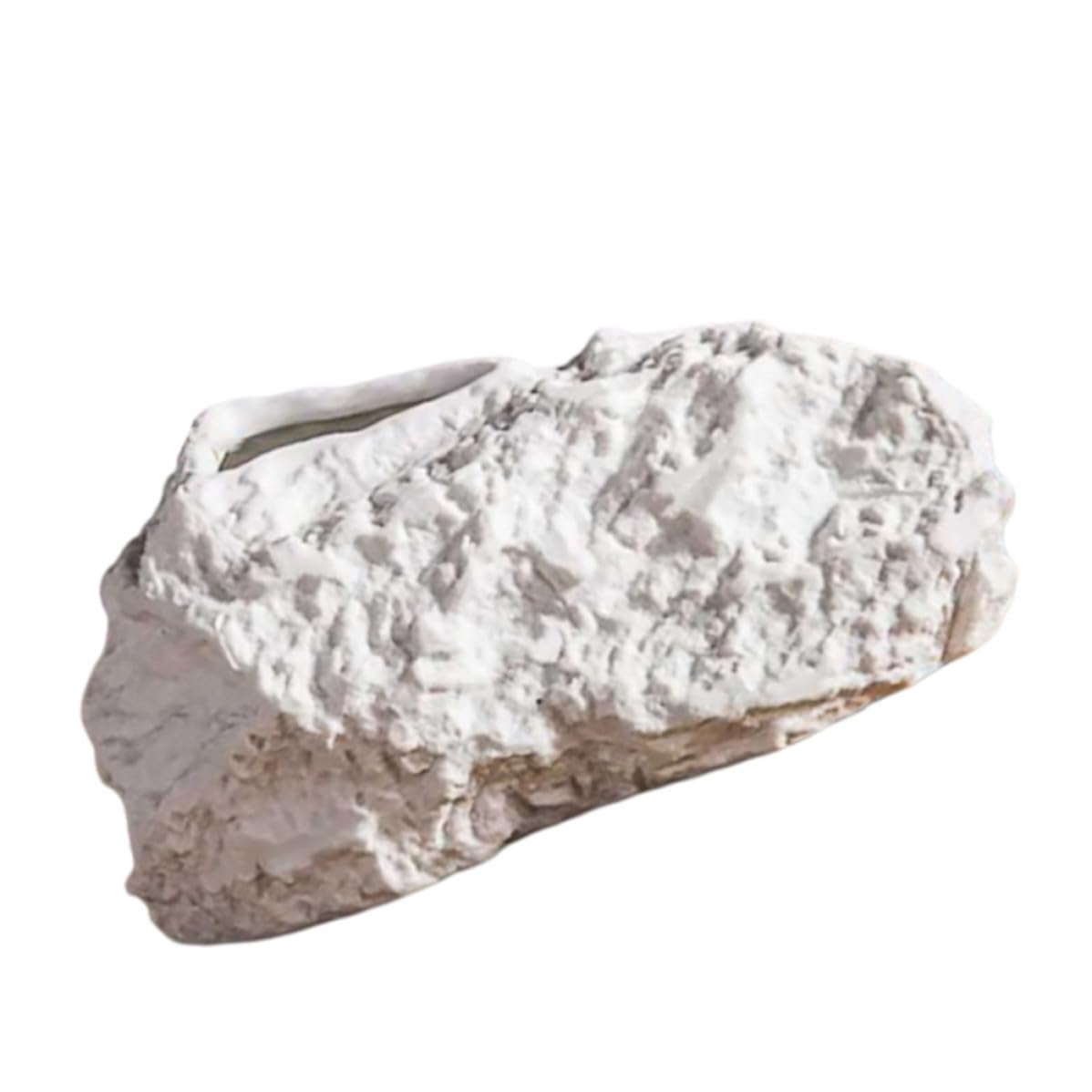 Vase créatif en céramique blanc, l'élégance d'une forme originale et pure