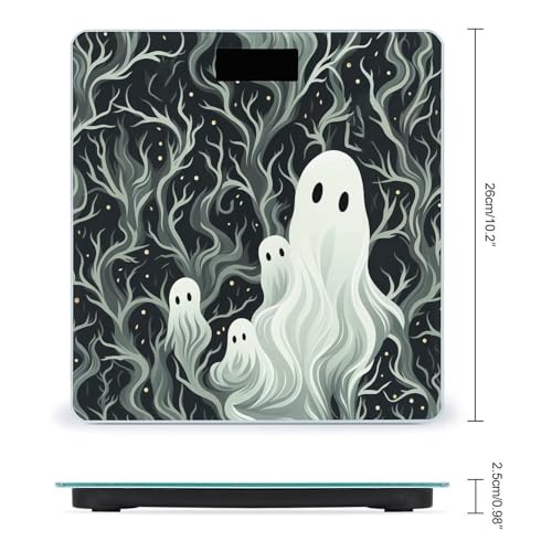 Báscula Digital para Baño con Vidrio Templado y LCD 400lb miniatura 2