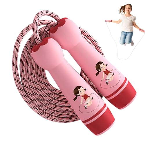 Jump Seil Kids - Trainingstrainingsausrüstung, Leichtes Sportkabel | Buntes Übersprungenes Spielzeug Für Kinder, Ein Verstellbares Sprunggriffe -Spielwerkzeug, Outdoor -Aktivitätsseil, Fitnessspiel Fü