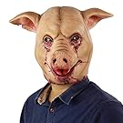 Xiao Chou Ri Ji Scary Animal Latex Mask Halloween Costume Cosplay Props Bloody Pig Head Butcher Horror Adult Head Mask