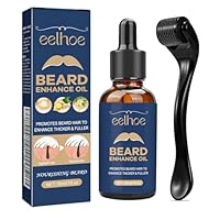 Bartwuchs Kit,Bartwachstum Set mit Bartroller,Bartwuchs Serum Öl/Beard Roller,Beard Growth Kit,Stimuliert Schnurrbart und Haarwachstum,Geschenke für Männer Vater
