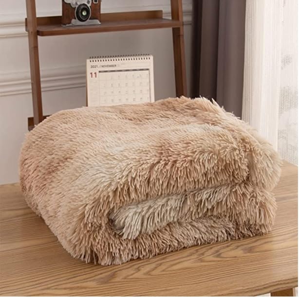 Wajade Sherpa-deken, fleece deken, pluizige deken, dubbel donzig flanel, gezellige warme deken voor bed, bank, auto, huis, groen, 127 x 153