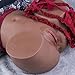 11lb Sex Doll Male Masturbator with Anal Vagina Sex Stroker Realistic Big Butt Brown Sex Dolls Pocket Pussy Ass Masturbator Lifelike Sex Toys for Men Masturbation Adult Toys for Men’s Sex Orgasm