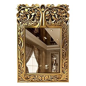 Muur Opknoping Decoratieve Spiegel Antieke Europese Stijl Badkamer Spiegel Rechthoek Ijdelheidspiegel Voor Woonkamer…