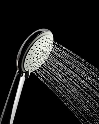 BATHSENSE by Asian Paints ABS 4.5 Inch Acrylonitrile Butadiene Styrene Telephonic Hand Shower, Silver, Chrome, Polished Finish | 3 Years Warranty (BHTS101) (B07L4V7KS6) Amazon Price History, Amazon Price Tracker
