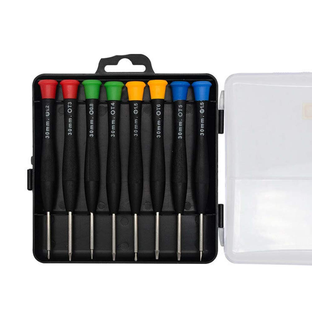 Tooldo 8Pcs Torx/Phillips Tool Tx-Star Screwdriver Precision Small Screwdriver Set