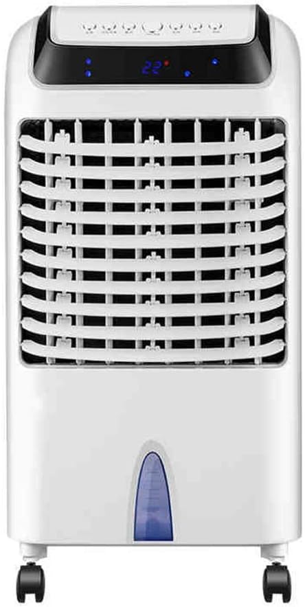 FUFU Climatizadores evaporativos Aire acondicionado Ventilador, humidificador, 3 velocidades de ventilador, 3 modos de enfriamiento y control remoto de oscilación de gran angular interno, enfriador ev