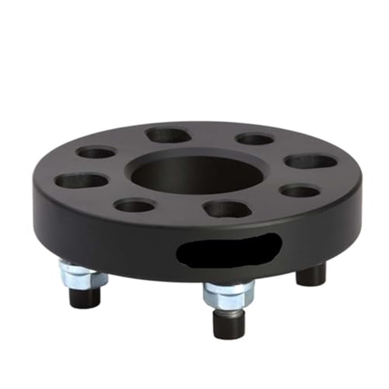 2 sztuki 15/20/25mm PCD: 4x98 do 4x108 Adapter dystansu koła Dystanse M12XP1.25 Nakrętka, Alfa ForRomeo, Fiata, modyfikowane Dystanse kół dla stabilności pojazdu(Black 58.1TO58.1 25MM)