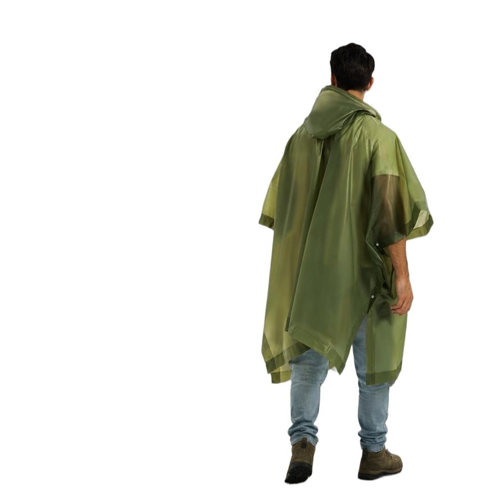 Ponchos de pluie imperméables réutilisables for adultes cordon serrage