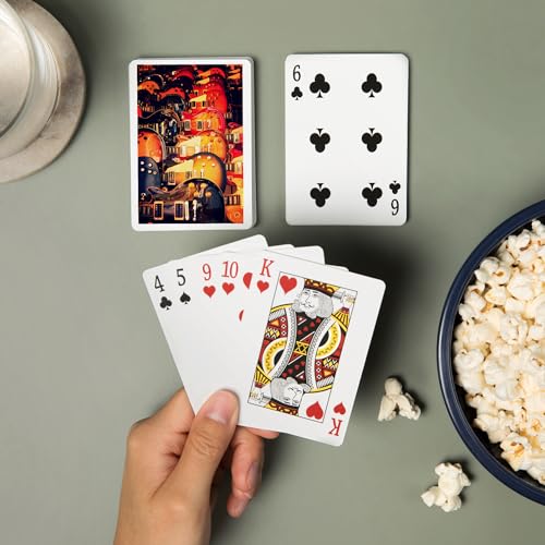 Baraja de Poker Electric Guitars on Wall miniatura 2