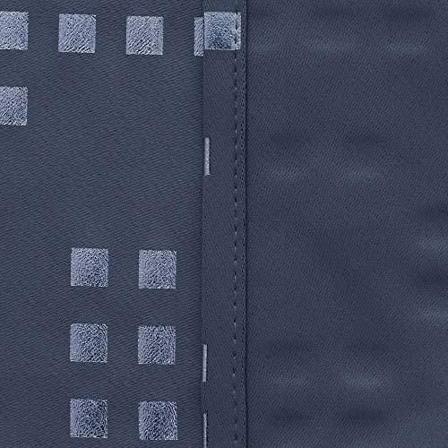 Image of Deconovo Blackout Curtain Room Darkening Thermal Insulated Draperies Grommet Window Treatments for Bedroom, 52x63Inch, Navy Blue, 2 Panels