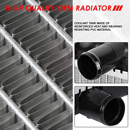 Image of Auto Dynasty Radiator Compatible with 00-04 Dodge Plymouth Neon 2.0L, DPI 2362 Factory Style 1-Row Cooling Radiator, Aluminum Core