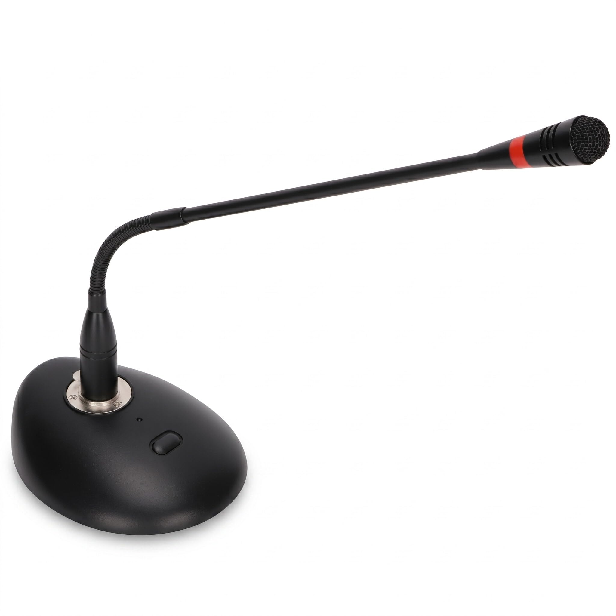 Micrófono de Condensador de Cuello de Cisne D38, Micrófono de Escritorio con Cable con Cable XLR Hembra a Macho de 6,35 Mm, Micrófono de Condensador Omnidireccional XLR para Conferencias