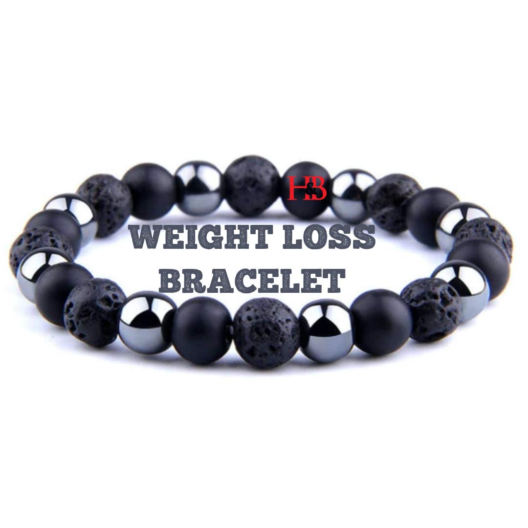 Hot And Bold Boys, Girls and Unisex Hematite & Natural Gem Stone Crystal Beads Stretch Triple Protection Hand Bracelets (B075N94HT7) Amazon Price History, Amazon Price Tracker