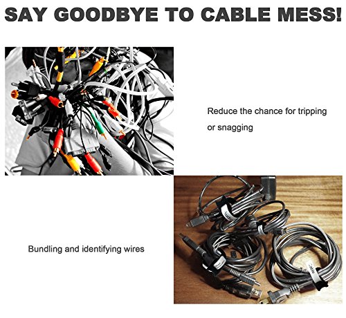 Mr-Label -1/2" Write On Cinch Straps - Reusable Fastening Cable Straps - Identify Quickly Cord Labels – Cable Organizer- For Data Centers|Telecom|Mro| Audio/Video Applications (50) #TOP3