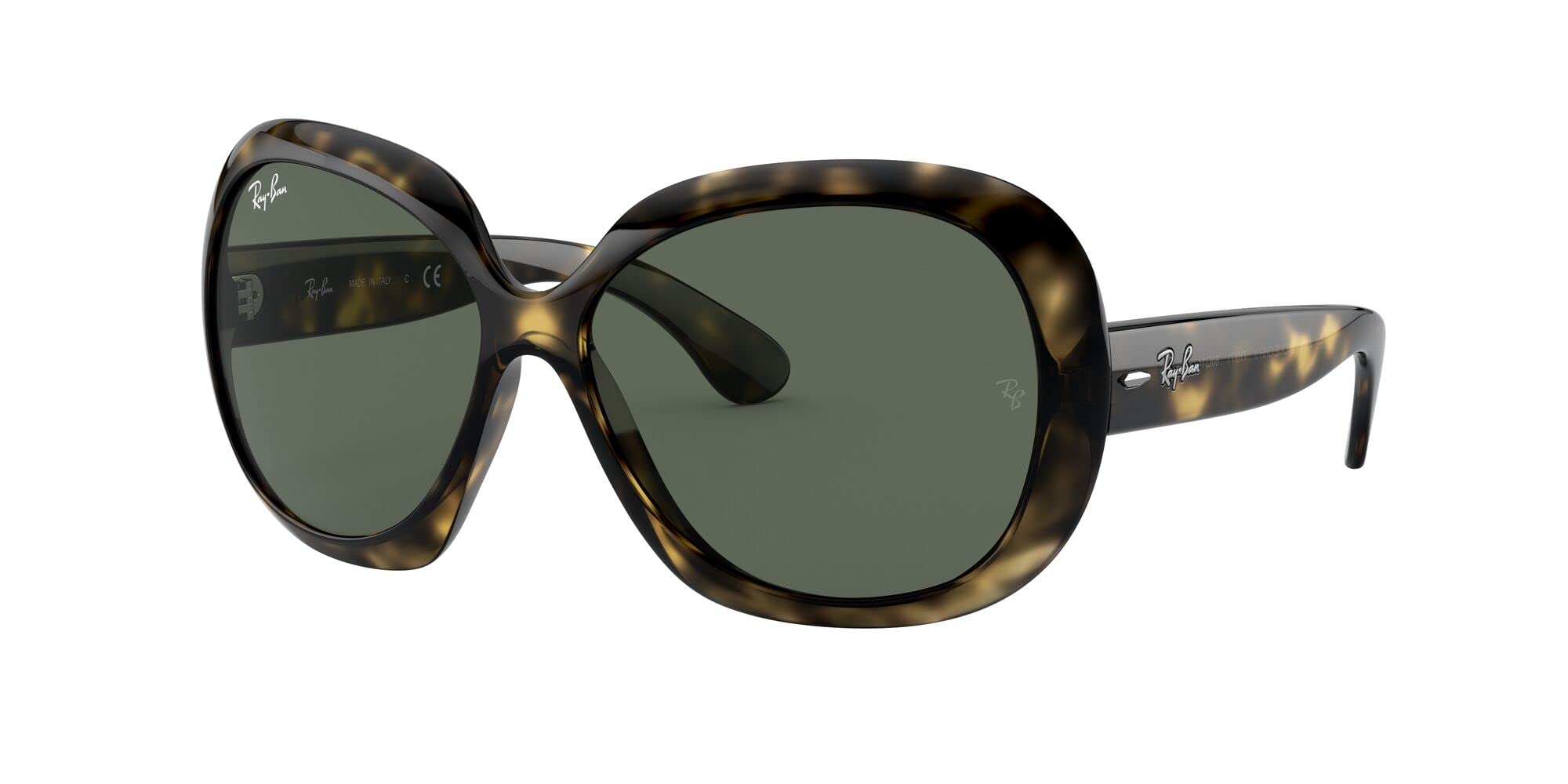 Image secondaire de Ray-Ban Lunettes de Soleil JACKIE OHH II RB 4098 Transparent Tortoise/Grey Green 60/14/135 femme