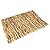 Oumefar 2Sizes Pet Hamster Grass Mat Hand-woven Straw Hay Rabbit Bed Play Toy Bunny Bedding for Small Animal Sleeping Chewing(L)