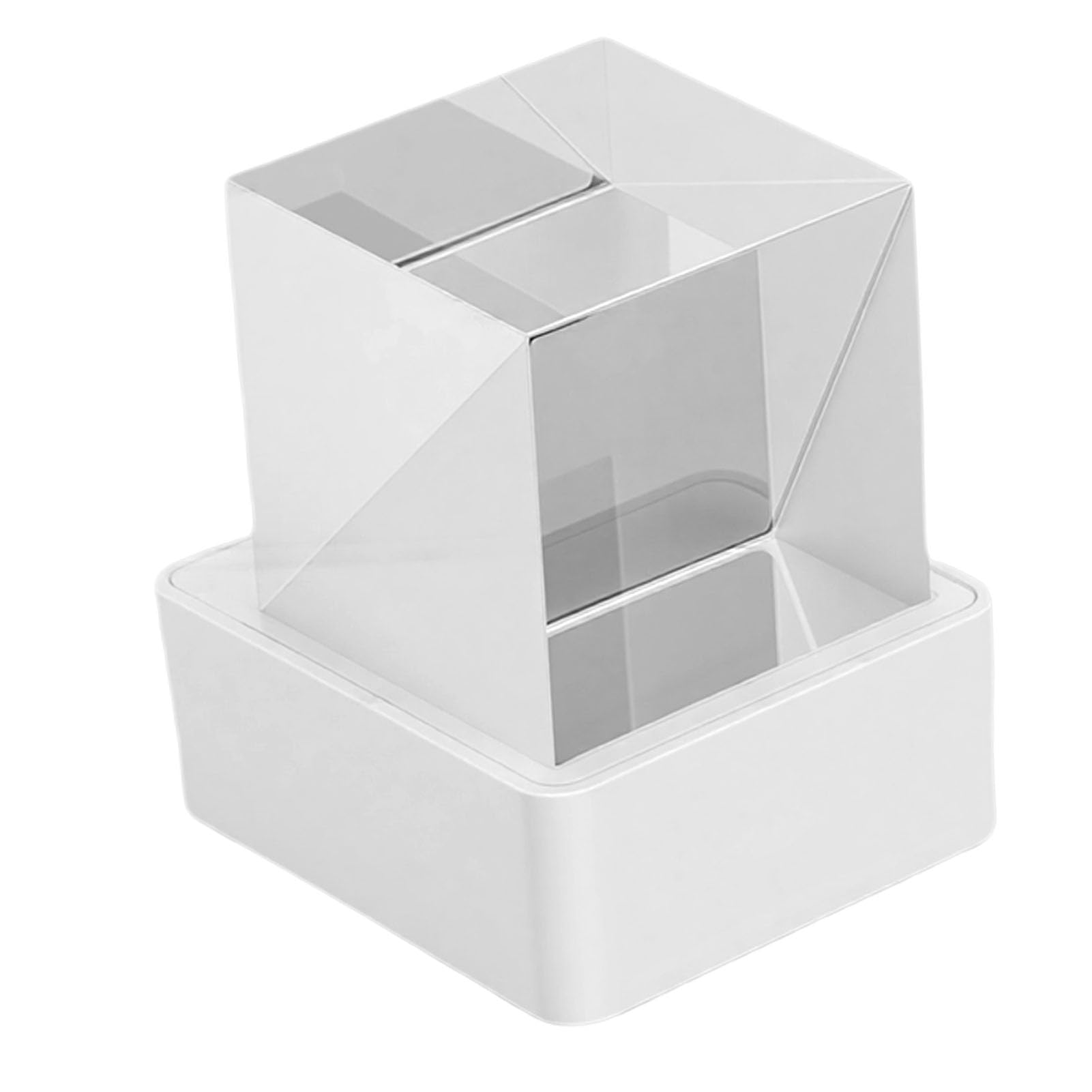 Mini WiFi Wetteruhr, Wuerfeluhr mit GIF Animation, Fuer Schreibtisch, ABS
