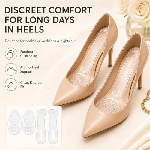 Almohadillas de Gel Transparentes para Apoyo en Tacones miniatura 7