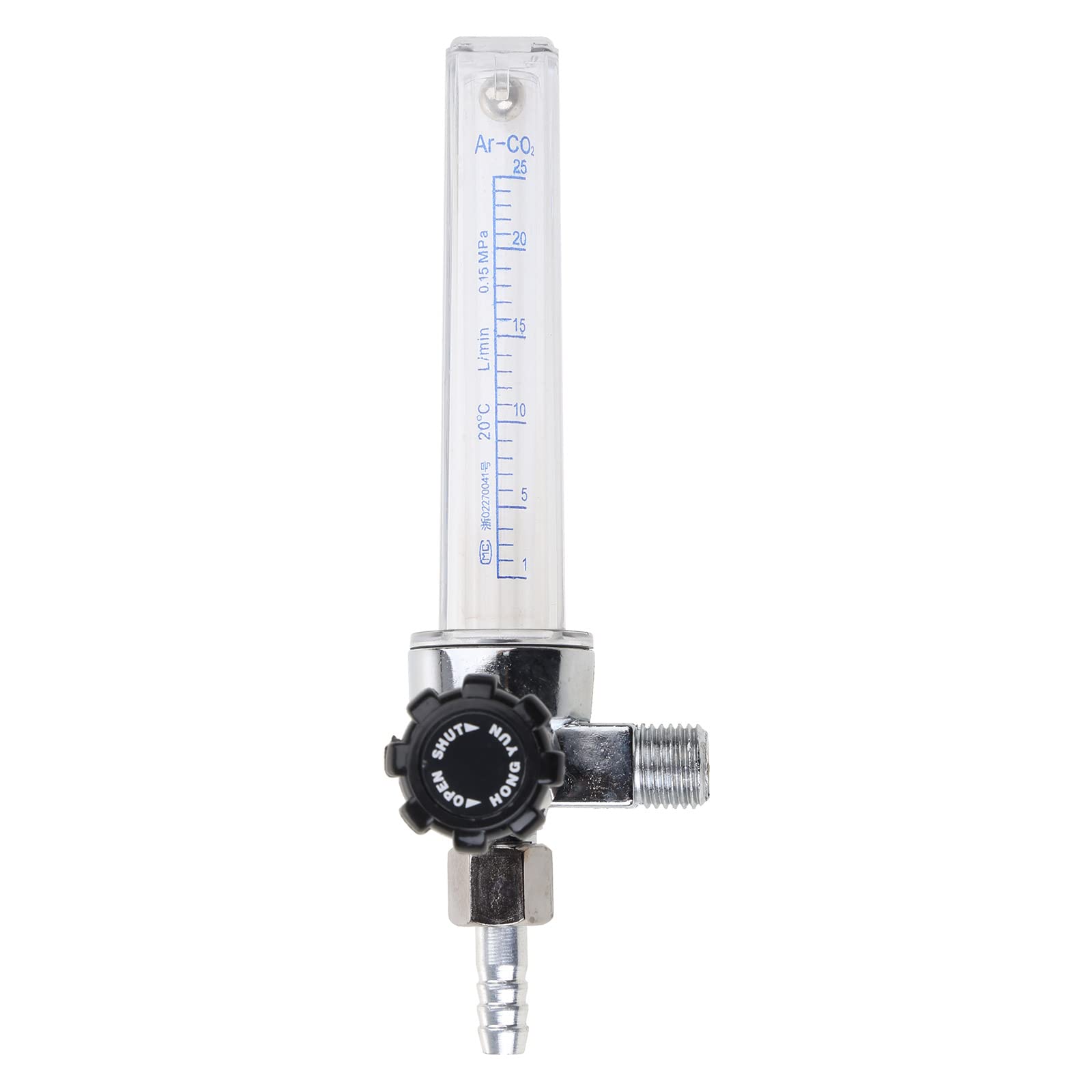 1/4PT Thread 7mm Argon Meter Welding Regulator Pressure Reducers 0.15MPA Meter Measuring