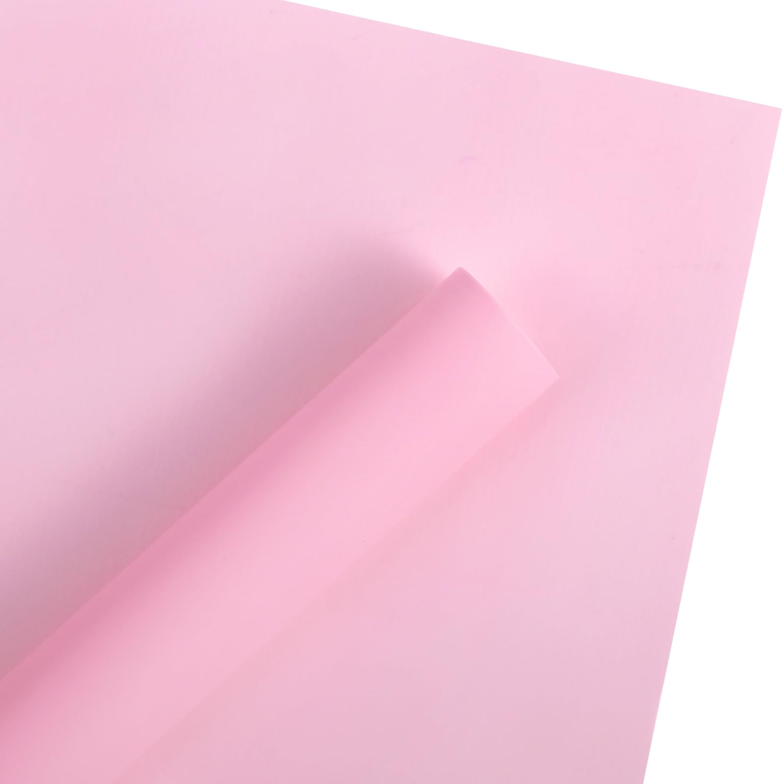 WRAPAHOLIC 20 arkuszy papieru do pakowania kwiatów – 56,9 x 56,9 cm, czysty jasnoróżowy, wodoodporny papier do pakowania bukietów kwiatowych, artykuły do kwiaciarni, papier do pakowania na ślub