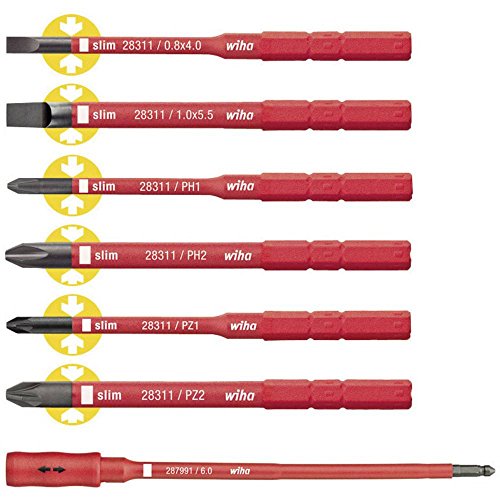 Wiha 2879 B7 Screwdriver Set (36079), Red