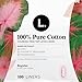 L. Pure Cotton Topsheet Panty Liners for Women, Regular Absorbency, Panty Liners Unscented, Chlorine Free, 100 Count x 2 Packs (200 Count Total)