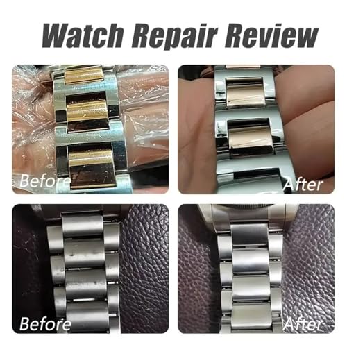 Kit de pulido de relojes: juego de reparación y limpieza de arañazos, cera de mantenimiento portátil suave, fácil de usar para principiantes, perfecto para uso diario en el hogar, cuidado interior o - imagen 2